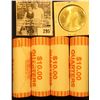 Image 2 : (4) 2006 D Solid Date Rolls of Gem BU Nebraska Statehood Commemorative Quarters in bank-wrapped Roll