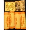 Image 1 : (4) 2005 D Solid Date Rolls of Gem BU California Statehood Commemorative Quarters in bank-wrapped Ro