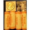 Image 2 : (4) 2005 D Solid Date Rolls of Gem BU California Statehood Commemorative Quarters in bank-wrapped Ro