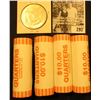 Image 2 : (4) 2005 D Solid Date Rolls of Gem BU West Virginia Statehood Commemorative Quarters in bank-wrapped