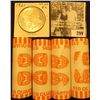 Image 1 : (4) 2004 D Solid Date Rolls of Gem BU Texas Statehood Commemorative Quarters in bank-wrapped Rolls; 