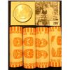 Image 2 : (4) 2004 D Solid Date Rolls of Gem BU Texas Statehood Commemorative Quarters in bank-wrapped Rolls; 