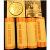 Image 1 : (4) 2002 D Solid Date Rolls of Gem BU Louisiana Statehood Commemorative Quarters in bank-wrapped Rol