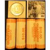 Image 2 : (4) 2005 D Solid Date Rolls of Gem BU Kansas Statehood Commemorative Quarters in bank-wrapped Rolls;