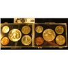 Image 2 : 1963 P & D U.S. Gem BU Year Set in a pair of Snaptight cases. (10 pcs.)
