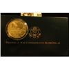 Image 2 : 1994 W U.S. Prisoner of War Commemorative Silver Dollar, .900 fine Silver in original box of issue w