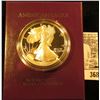 Image 1 : 1992 S U.S. Proof Silver American Eagle One Ounce .999 fine Silver Dollar in original box of issue w