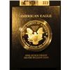 Image 2 : 2000 P U.S. Proof Silver American Eagle One Ounce .999 fine Silver Dollar in original box of issue w