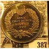Image 2 : Liberty Seated Design One Ounce .999 Fine Silver Medallion.