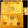 Image 2 : (2) 1961 U.S. Proof Sets in envelopes and original cellophane.