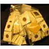 Image 2 : (139) Carded Lincoln Cents dating from the 1920-40s, many scarcer dates and grades.