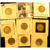 Image 1 : 1928P, D, S, 29P, D, S, 30P, & 38D  Buffalo Nickels,  all carded with grades up to VF.