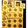 Image 1 : 1929P, (5) 30S, (3) 34D, & (10) 37P Buffalo Nickels,  all carded with grades up to VF-EF.