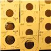 Image 2 : Group of Carded Indian Head Cents: 1893, 1902, 03, 04, 05, (4) 06, (7) 07, & 08. Grades up to Very F