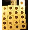 Image 1 : Group of Carded Indian Head Cents: (2) 1902, 03 EF, (3) 04, (7) 05, (6) 06, 07, & 08. Grades up to E