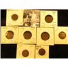 Image 1 : Group of Carded Indian Head Cents: 1902, 04, 05, 06, (2) 07, 08, & 08 S VG.
