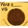Image 3 : Group of Carded Indian Head Cents: 1902, 04, 05, 06, (2) 07, 08, & 08 S VG.