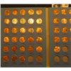 Image 2 : (50) different CH BU to GEM BU Lincoln Cents 1941-58 missing only the 1950 D in a blue Whitman folde