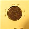 Image 2 : 1869 Shield Nickel, Fine but rough.