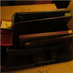 Large Box of empty brown Eisenhower dollar boxes, coin tubes, holders, cases, miscellaneous Coin Sup