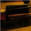 Image 1 : Large Box of empty brown Eisenhower dollar boxes, coin tubes, holders, cases, miscellaneous Coin Sup