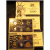 Image 1 : 2000 S, 2001 S, & 2002 S U.S. Proof Sets, Original as issued.