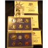 Image 2 : 2000 S, 2001 S, & 2002 S U.S. Proof Sets, Original as issued.