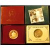 Image 1 : 1982 D & 1982 S George Washington BU & Proof .900 fine Silver Commemorative Half Dollars in orginal 