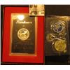 Image 2 : 1971 S Proof & Uncirculated Silver Eisenhower Dollars. Both in original holders.