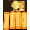 Image 1 : (4) 2002 D Original BU Bank-wrapped Rolls of Pennsylvania Statehood Quarters; & 1889 P BU Morgan Sil