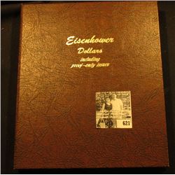 1971-78 Complete Uncirculated & Proof Eisenhower Dollar Set in a World Coin Library Album. Includes 