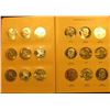 Image 3 : 1971-78 Complete Uncirculated & Proof Eisenhower Dollar Set in a World Coin Library Album. Includes 