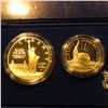 Image 2 : 1986 S Statue of Liberty 2-Piece U.S. Proof Set, Half-Dollar & Dollar, in original box with literatu