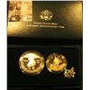 Image 1 : 1992 Two-Coin Proof Set "The Columbus Quincentenary Coins" in orginal box with COA.