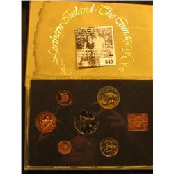 1976 Six-Piece Great Britain Silver Proof Set in original case and box of issue.