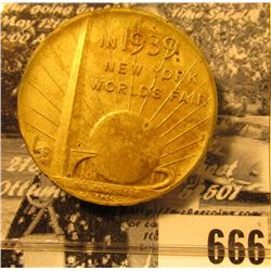"In 1939 New York World's Fair", "Souvenir 150th Anniversary/George Washington's/Inauguration", 31mm