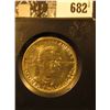 Image 1 : 1951 D Booker T. Washington Commemorative Half Dollar, Brilliant Uncirculated.
