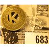 Image 1 : "1927/Knoxville Power & Light Co.", "Good For/One Fair", (Iowa Transportation Token).