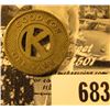Image 2 : "1927/Knoxville Power & Light Co.", "Good For/One Fair", (Iowa Transportation Token).