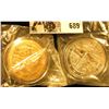 Image 2 : 1972 Terrace Hill Preservation Medallions, .999 Fine Silver Proof & BU Bronze, both 39mm and encapsu