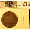 Image 1 : 1857 U.S. Flying Eagle Cent, VG.