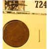 Image 1 : 1872 U.S. Indian Head Cent, Good.
