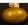 Image 1 : 1999 "August" Canada Silver Proof Quarter in original football shaped box.