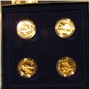 Image 3 : 1998 "Canada's Ocean Giants Sterling Silver Fifty Cent Four Coin Set in original box of issue.
