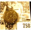 Image 1 : Ptolemy III 280-221 B.C. Egyptian Bronze Coin with Eagle. 20mm.