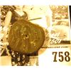 Image 2 : Ptolemy III 280-221 B.C. Egyptian Bronze Coin with Eagle. 20mm.