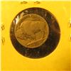 Image 3 : 1913 D Type II Buffalo Nickel, retains half of the Buffalo's horn, Good.