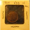 Image 2 : 1909 P VDB Lincoln Cent, Red-Brown Uncirculated.