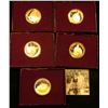 Image 2 : (5) 1982 S U.S. George Washington Commemorative Silver Half-Dollars. All in original boxes as issued