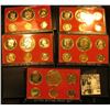Image 1 : (5) 1975 S U.S. Bicentennial Proof Sets in orginal holder and shipping box.